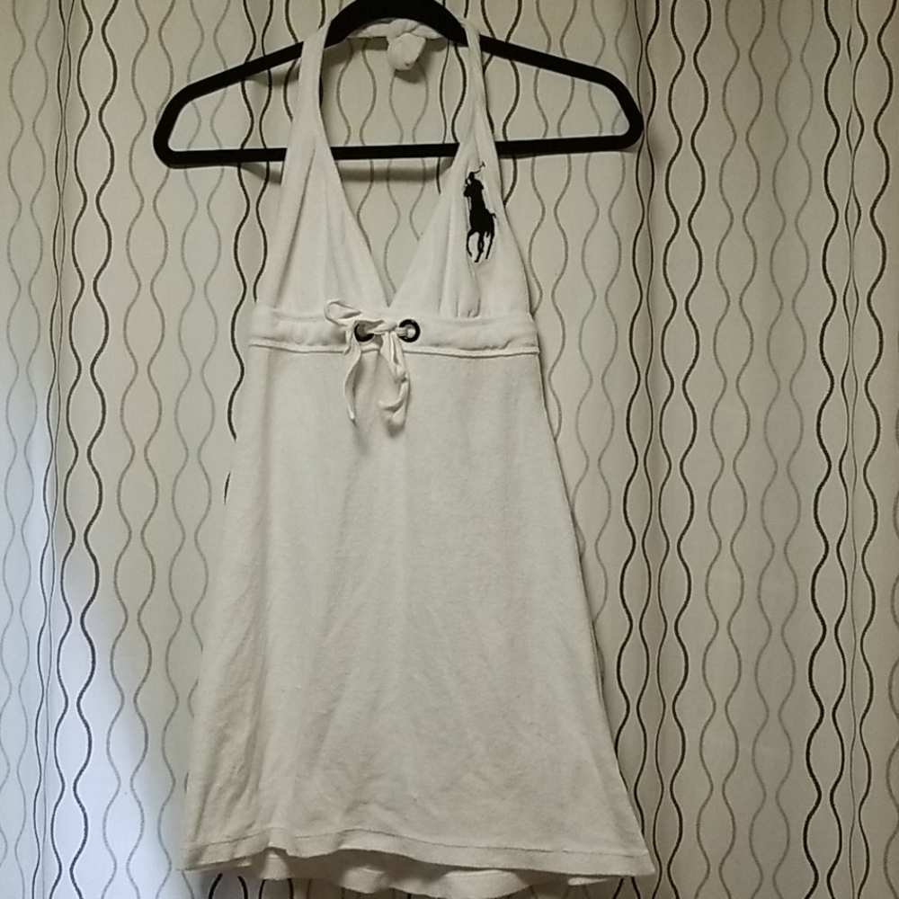 Ralph Lauren Big Pony swim suite cover sz Small